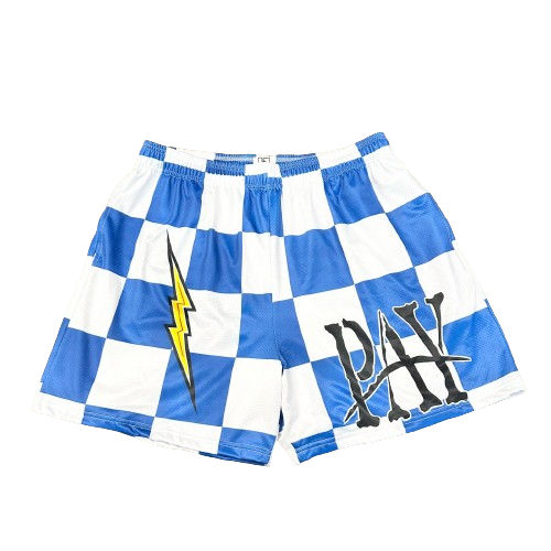 Pay Checkered Shorts Royal