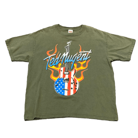 Vintage Ted Nugent Guitar USA T-Shirt - Used/Worn