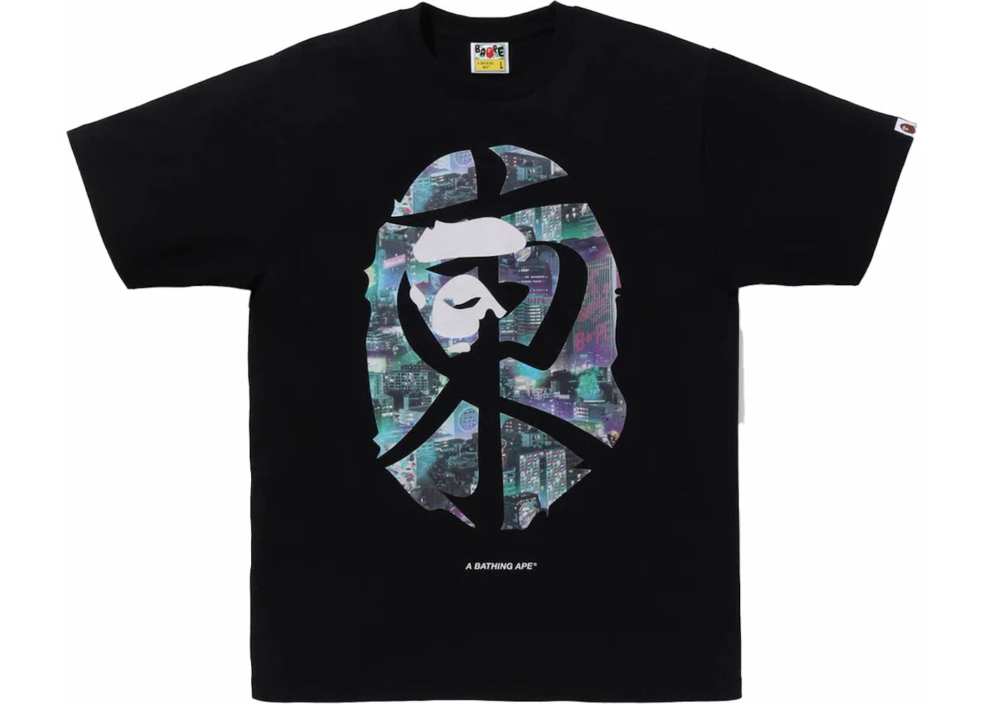 BAPE Neon Tokyo Tee White