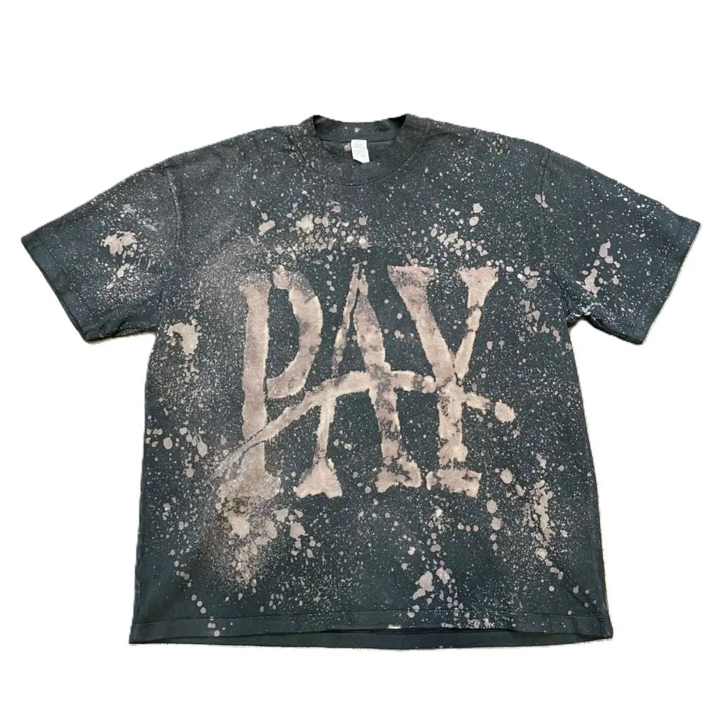 Paper Boy Pay Handcrafted Tee Black