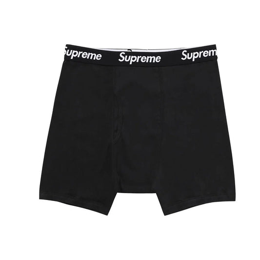 Supreme Hanes Boxer Briefs Black
