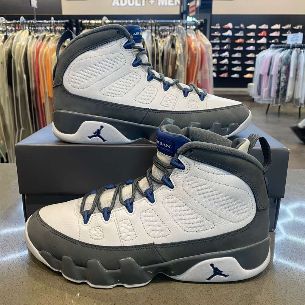 Jordan 9 Retro Flint Grey French Blue (2026) - Pre-Owned