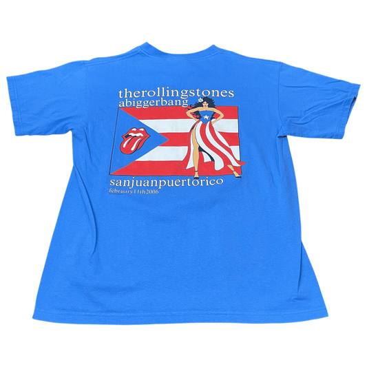 Vintage The Rolling Stones 2006 Puerto Rico Band T-Shirt - Used