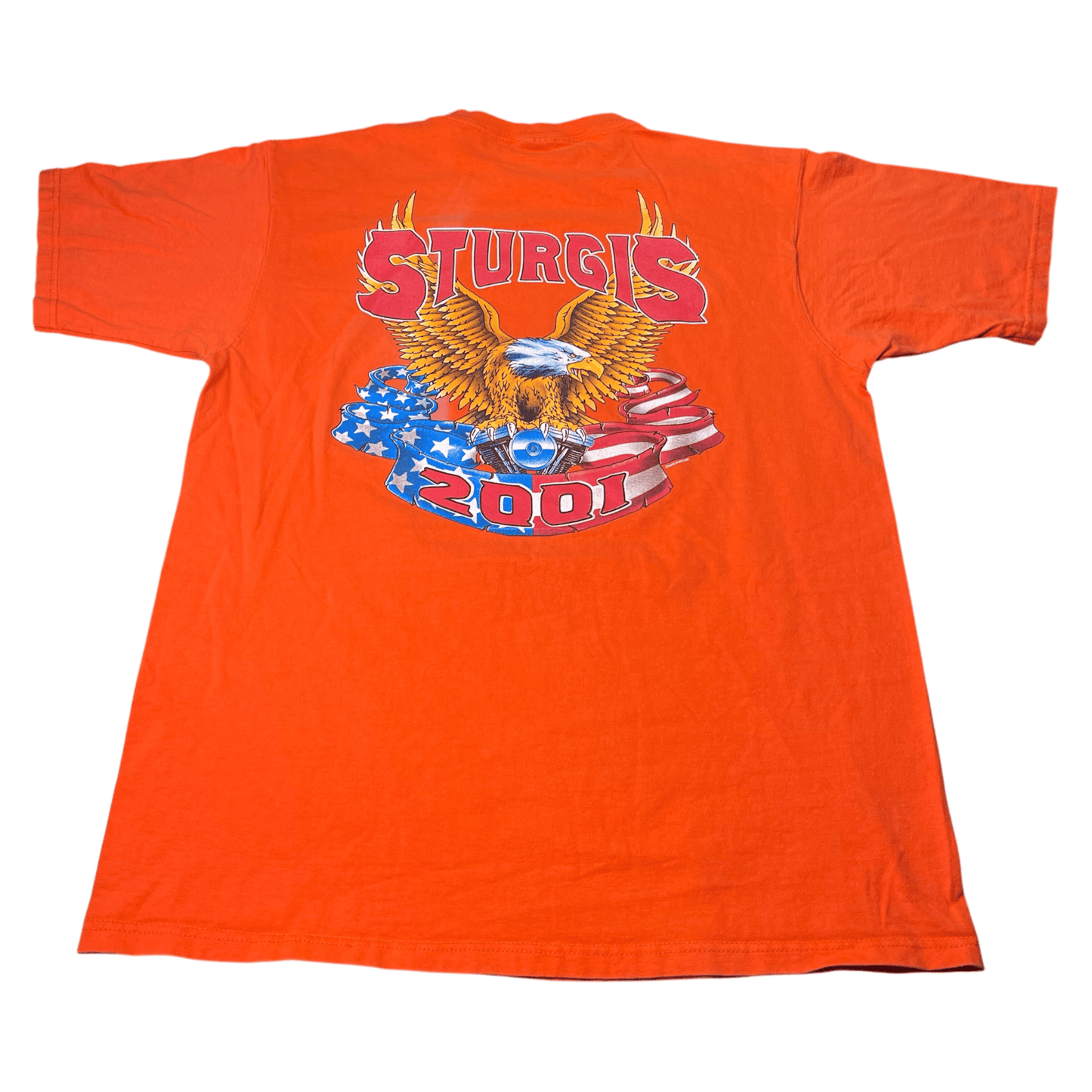 Vintage 2001 Sturgis Biker Pin-Up T-Shirt - Used/Worn