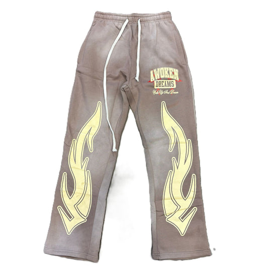 Awoken Dreams Grey/Tan Sweats
