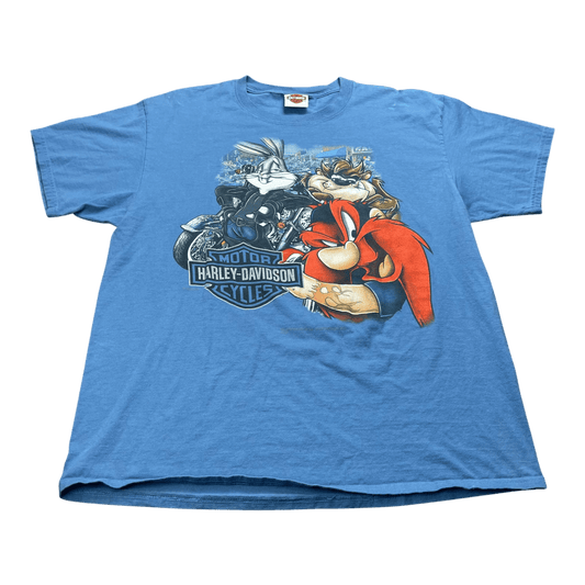 Vintage Harley-Davidson Looney Tunes T-Shirt - Used/Worn