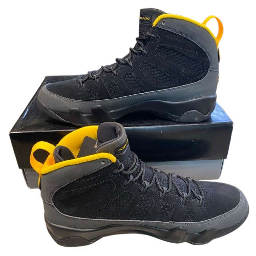 Jordan 9 Retro Dark Charcoal University Gold - Pre-Owned