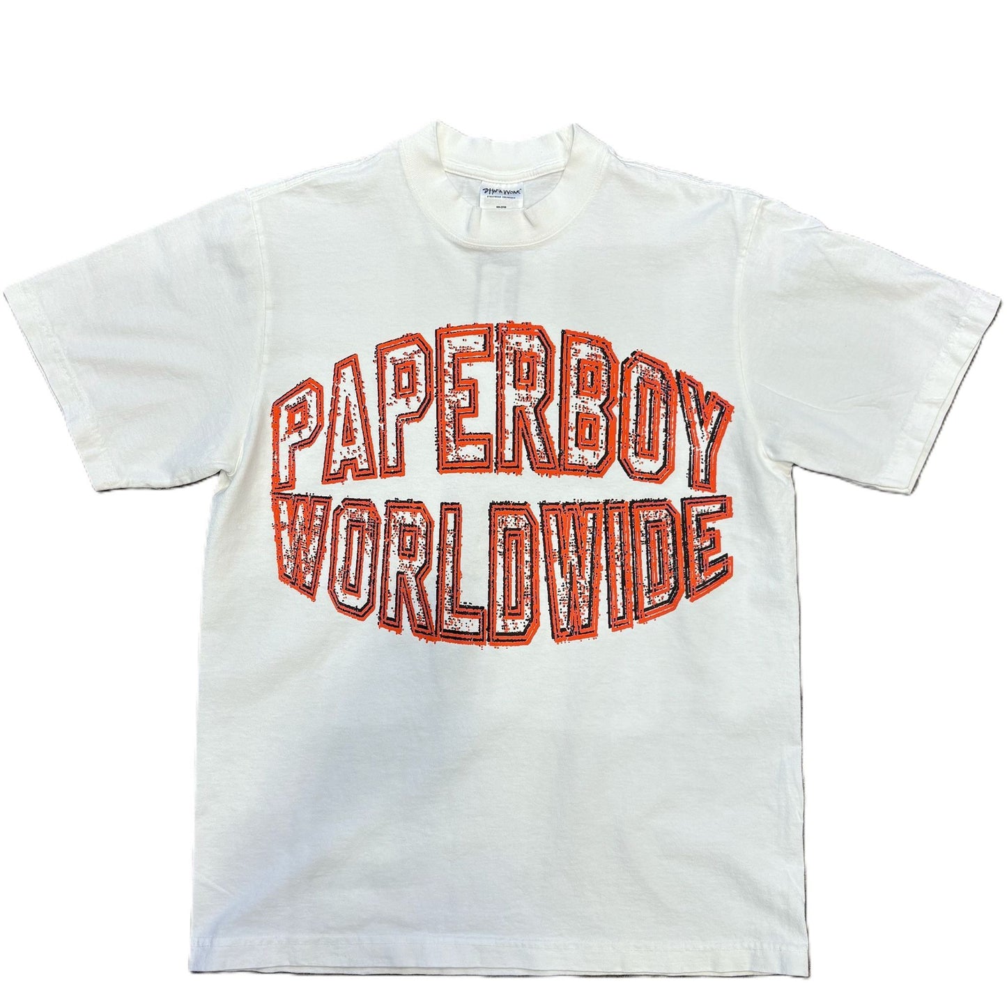 New Paperboy Worldwide Tee White/Red