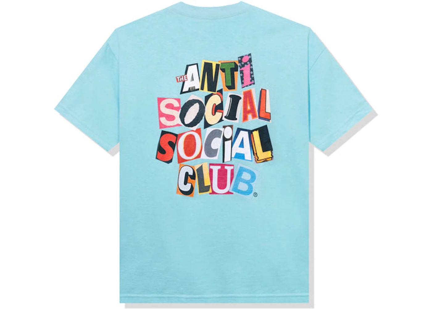 Anti Social Social Club Torn Pages Of Our Story T-shirt Blue