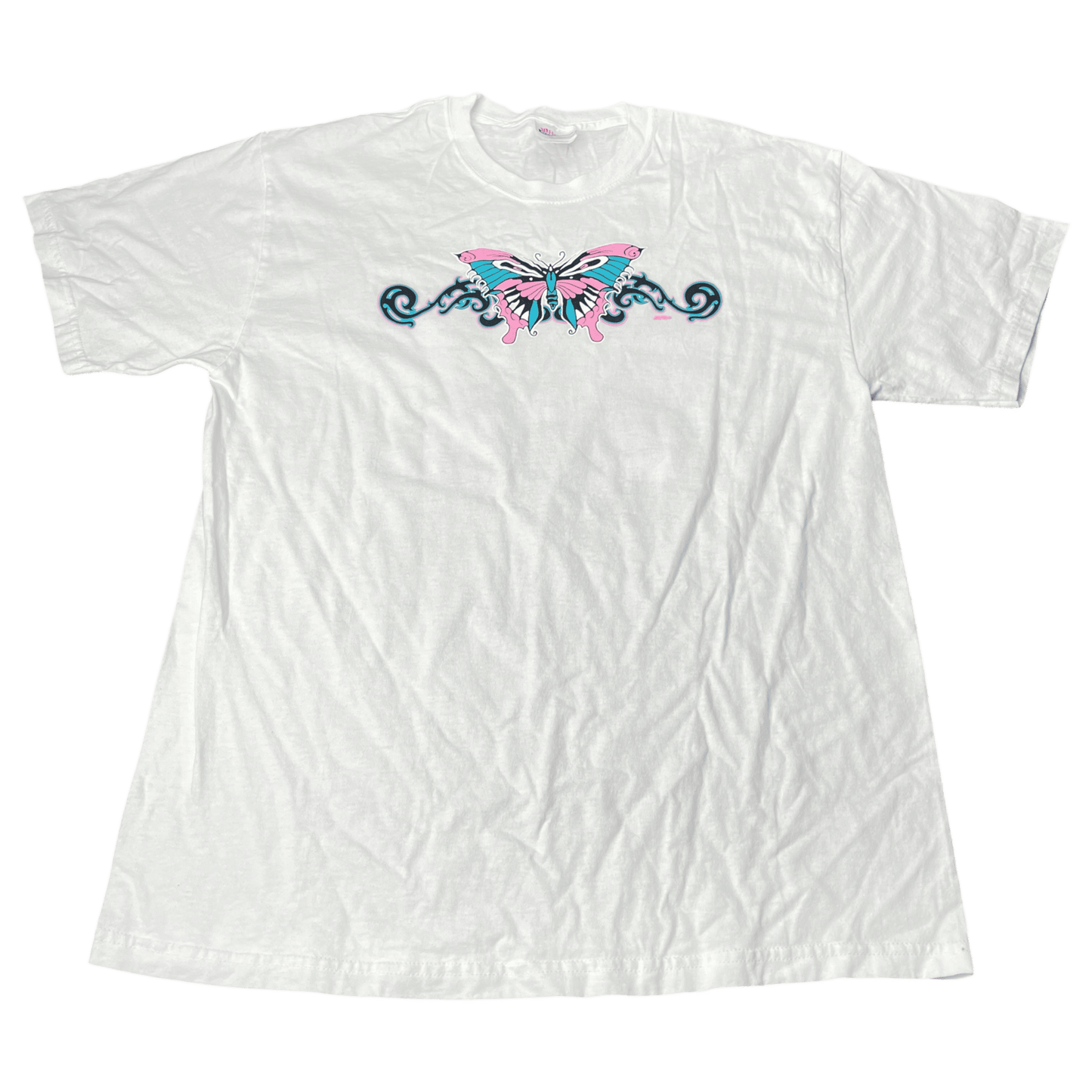 Vintage Biketoberfest 2007 Dayonta Beach Butterfly Biker T-Shirt - Used/Worn