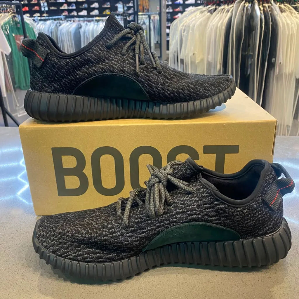 adidas Yeezy Boost 350 Pirate Black (2023) Size 10.5 BB5350 - Pre-Owned