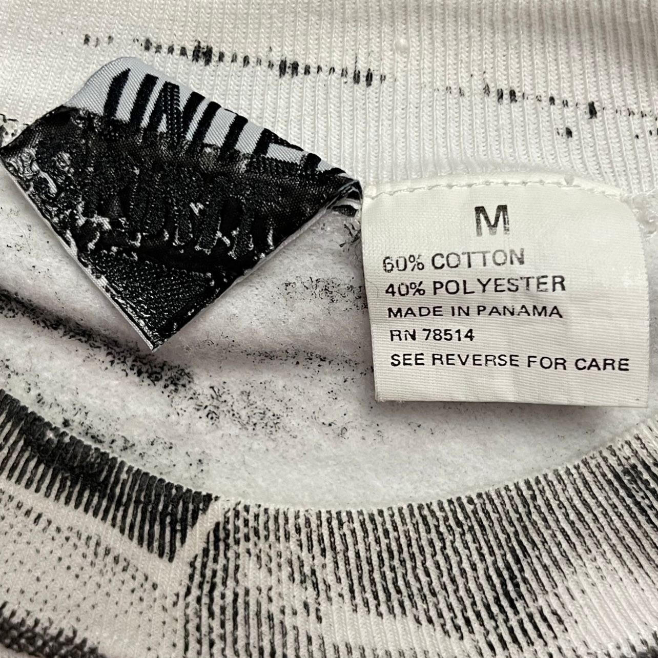 Vintage NFL LA Raiders AOP Crew Neck Sweatshirt - Used/Worn