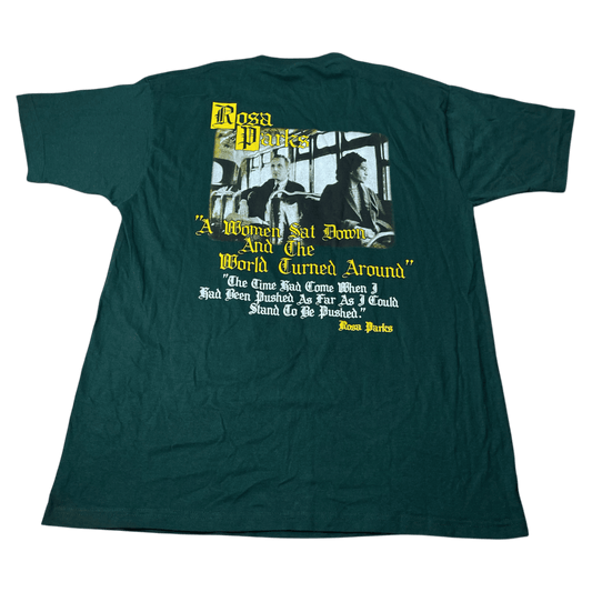 Vintage Black History Month Rosa Parks Rap-Style T-Shirt - Used/Worn