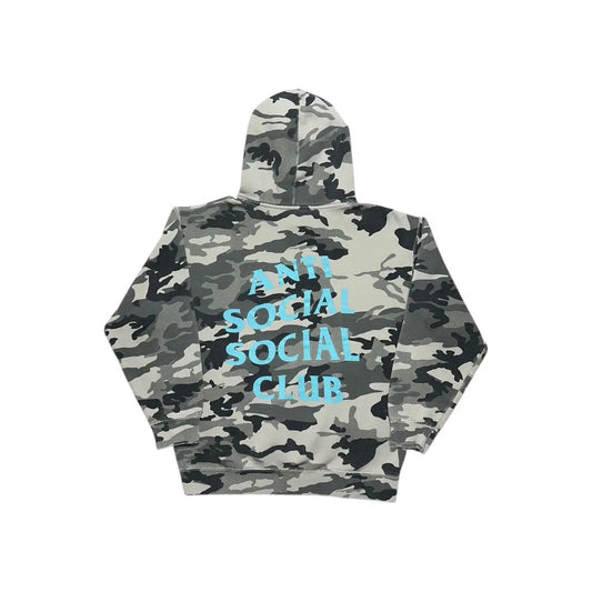 Anti Social Social Club Hoodie Frozen Camo/Blue