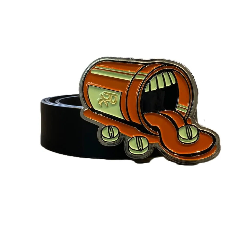 Awful Lot of Cough Syrup Pill Mouth Belt Black
