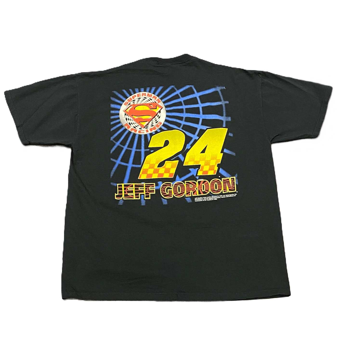 Vintage Jeff Gordon Superman Racing T-Shirt - Used/Worn