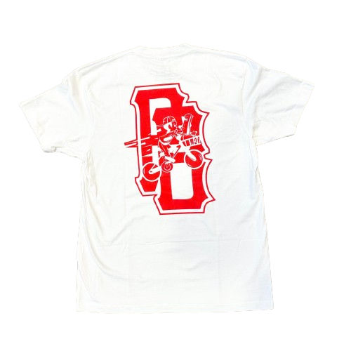 Paperboy Classic Tee White/Red