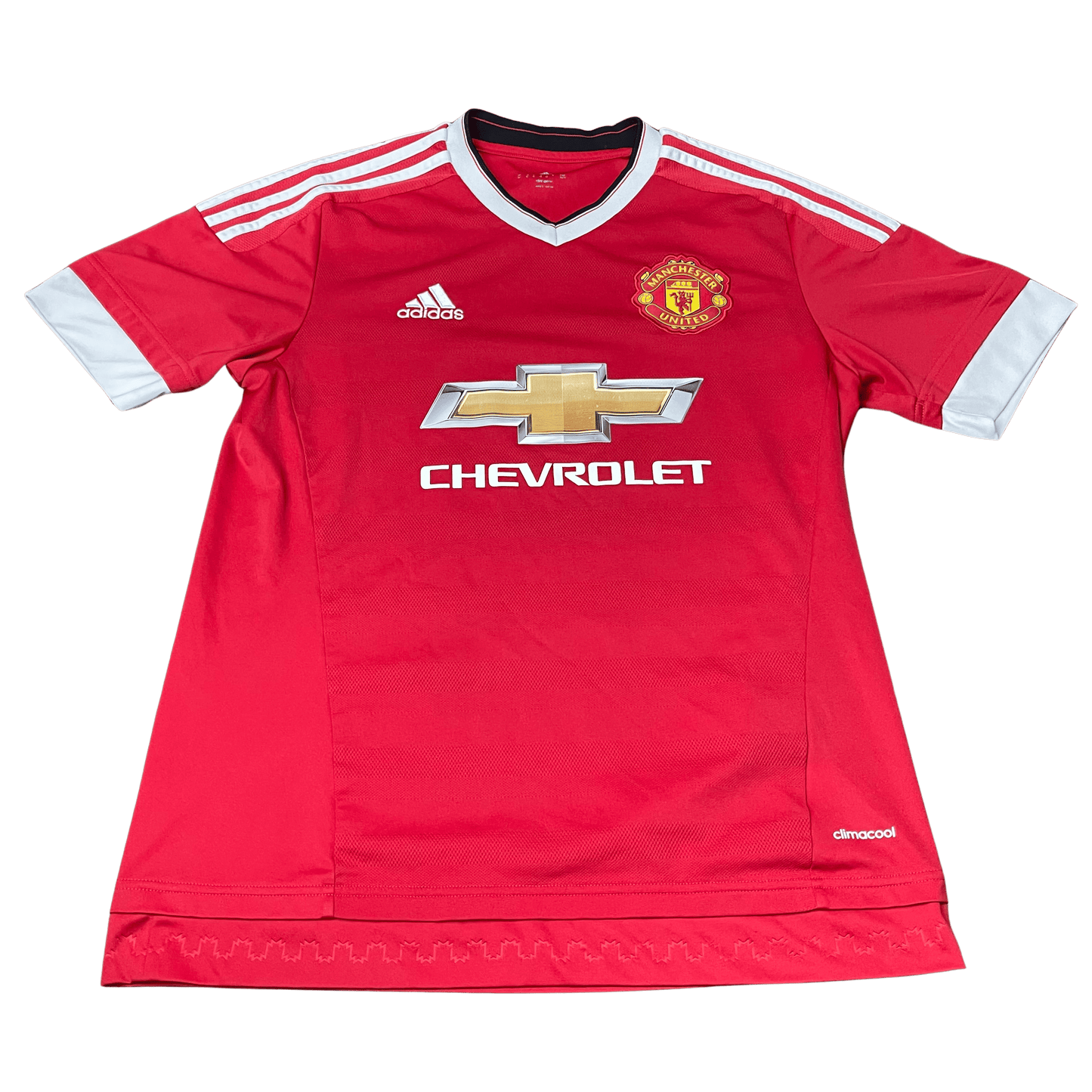 Adidas Manchester United 2015-2016 Home Soccer Jersey - Used