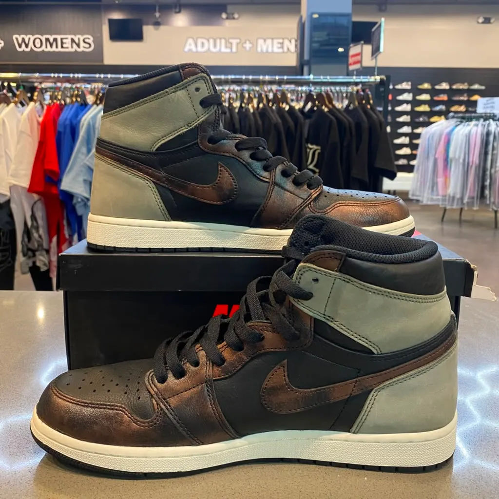 Jordan 1 Retro High Light Army Rust Shadow Patina Size 11 555088-033 - Pre-Owned
