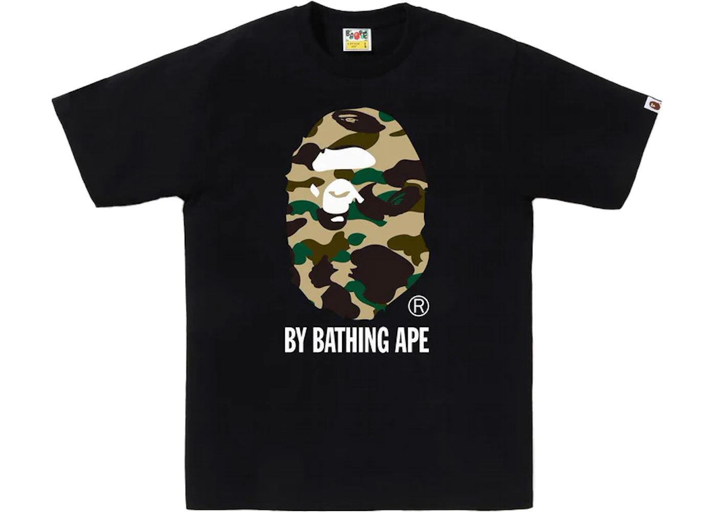 BAPE 1st Camo By Bathing Ape Tee Black/Yellow