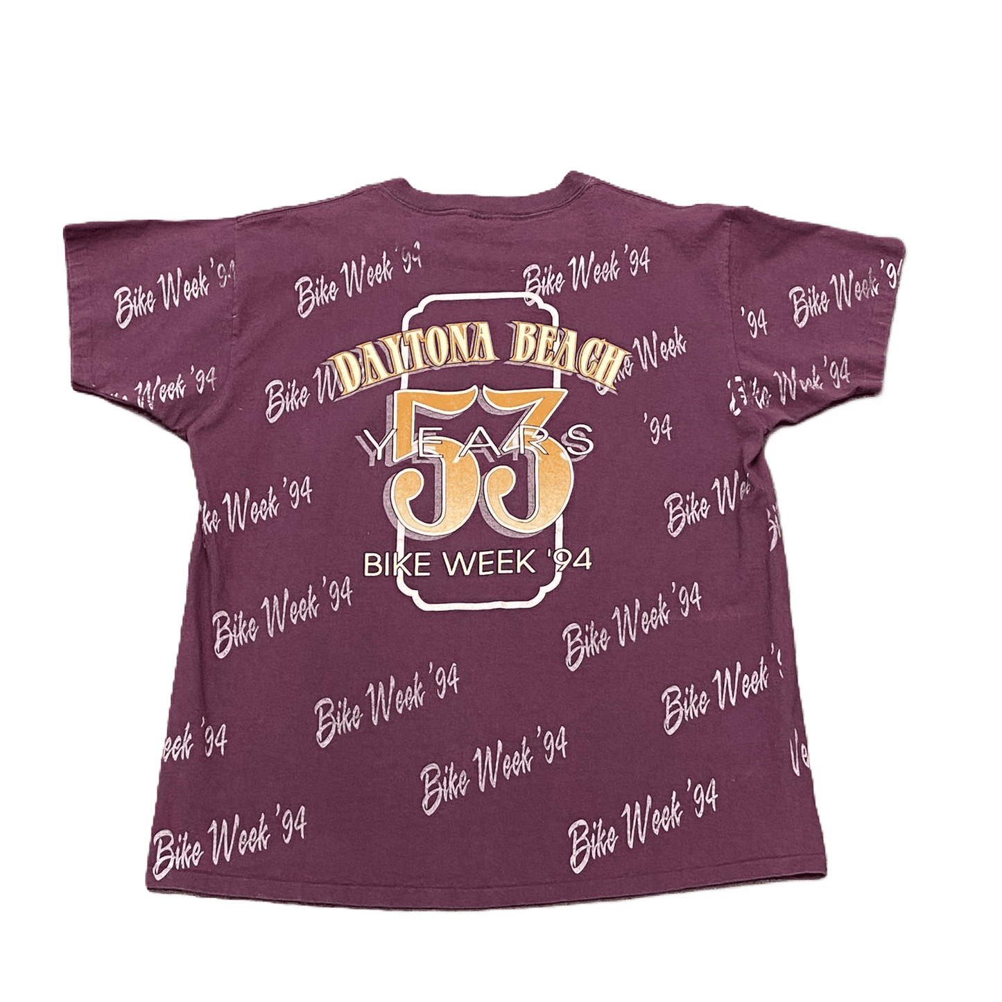 1994 Daytona Bike Week 3D Emblem T-Shirt - Used/Worn