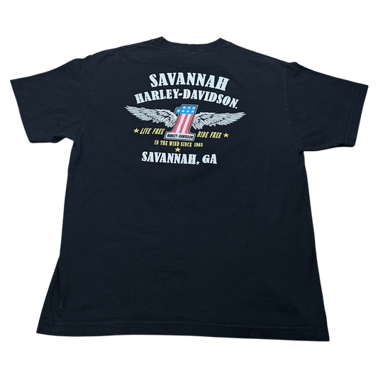 Vintage Harley-Davidson Savannah Georgia T-Shirt - Used/Worn