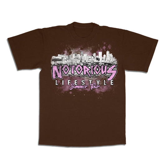 Notorious Summer Tour Tee -  Chocolate