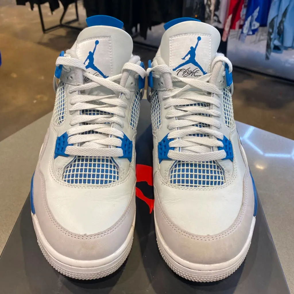 Jordan 4 Retro Military Blue (2024) Size 10.5 FV5029-141 - Pre-Owned