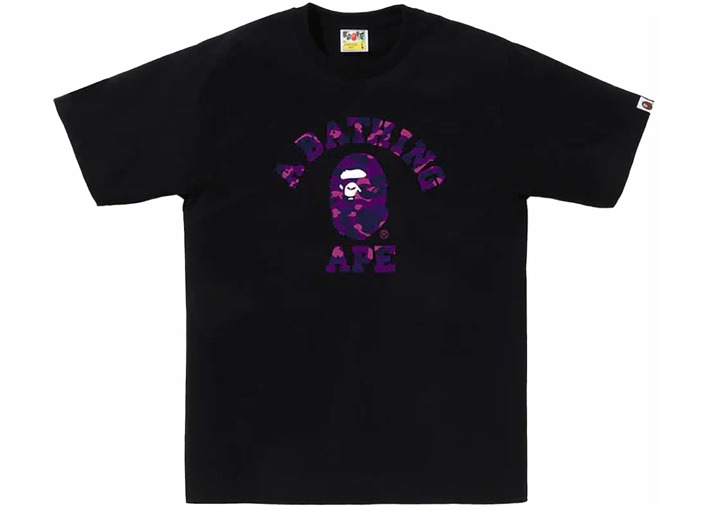 BAPE Color Camo College Tee (SS24) Black/Purple