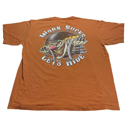 2014 Clown River Run Biker Y2K T-Shirt - Used/Worn