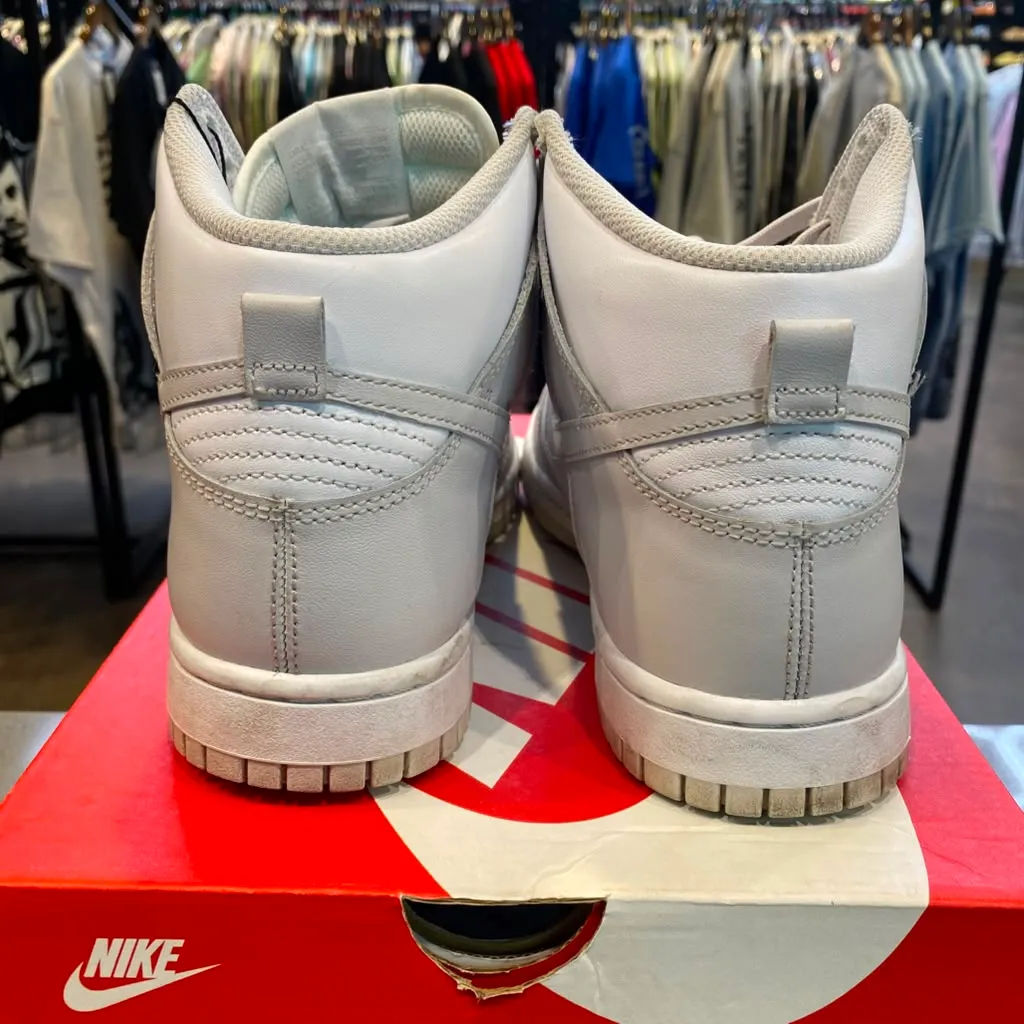 Nike Dunk High Retro White Vast Grey Size 7.5 DD1399-100 - Pre-Owned