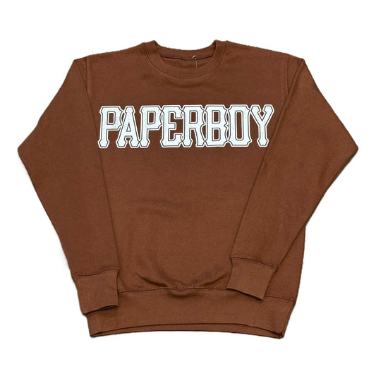Paperboy Vintage Crewneck Brown