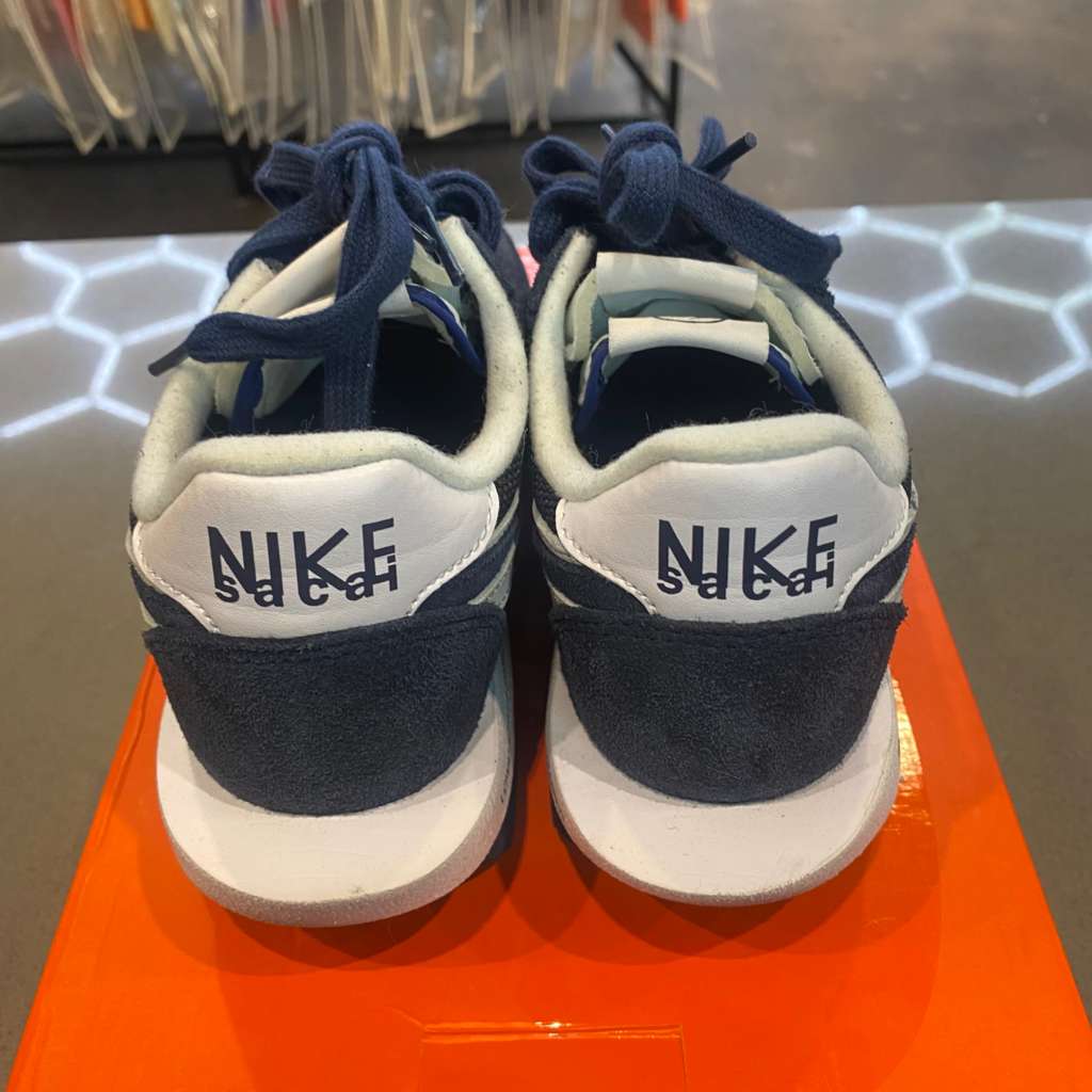 Nike LD Waffle SF sacai Fragment Blue Void Size 5 DH2684-400 - Pre-Owned