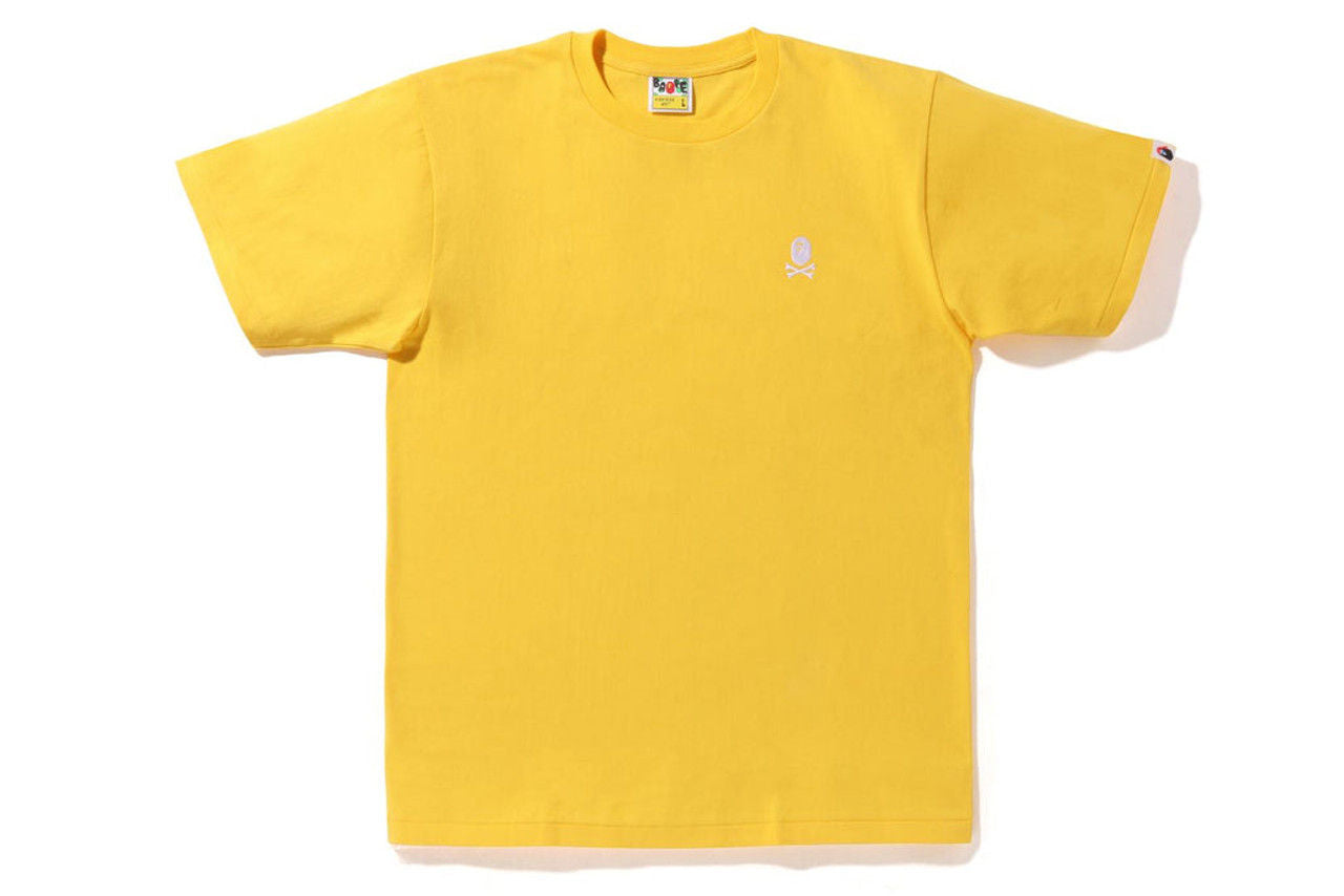 Bape Pirate Crossbone One Point Tee Yellow