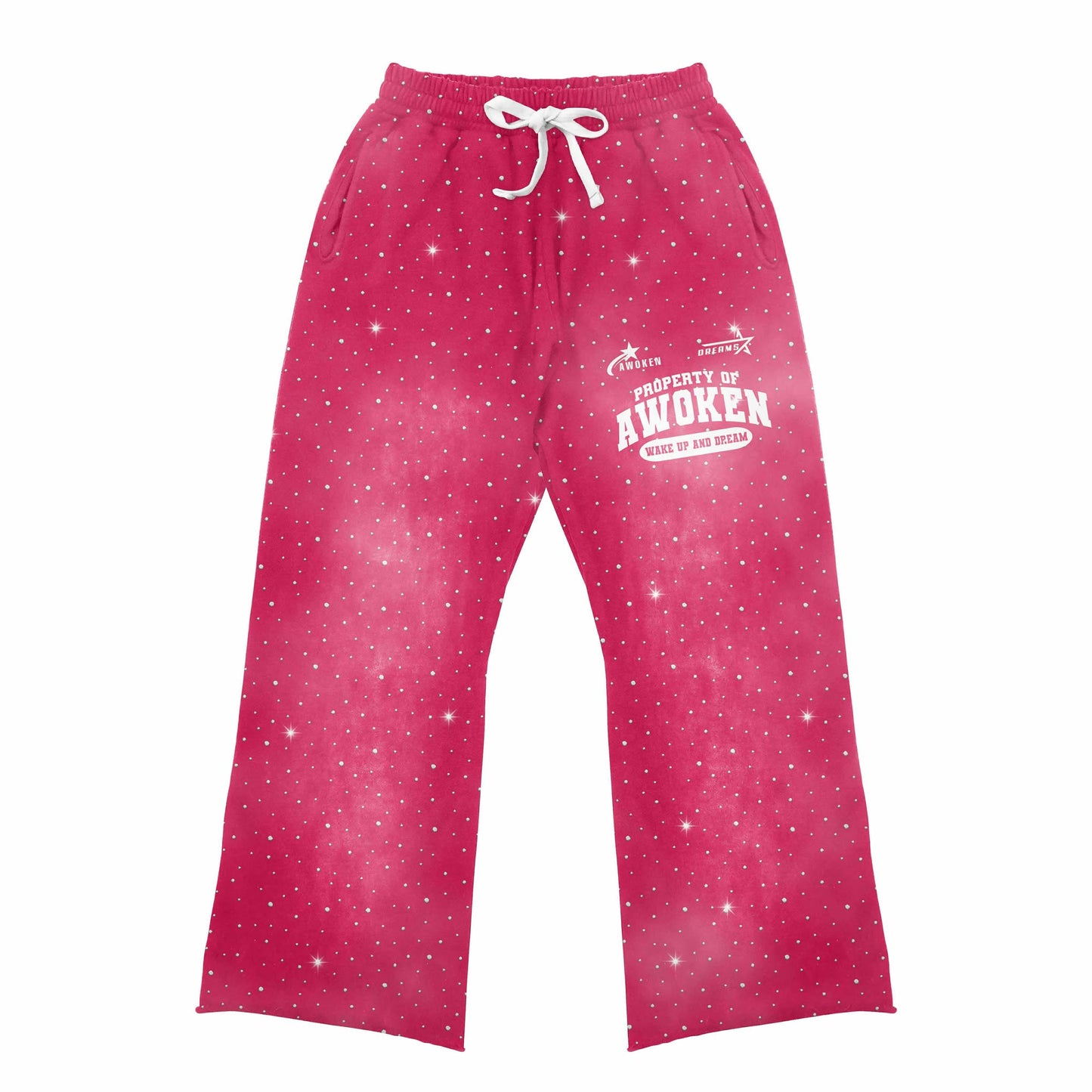 Awoken Dreams Rhinestone Pink Sweats