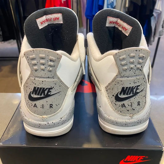 Jordan 4 Retro White Cement (2025) (GS) Size 7Y IB4171-100 - Pre-Owned