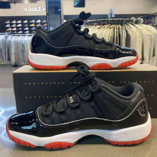 Jordan 11 Retro Low Bred (GS) (2025) Size 7Y FV5121-006 - Pre-Owned