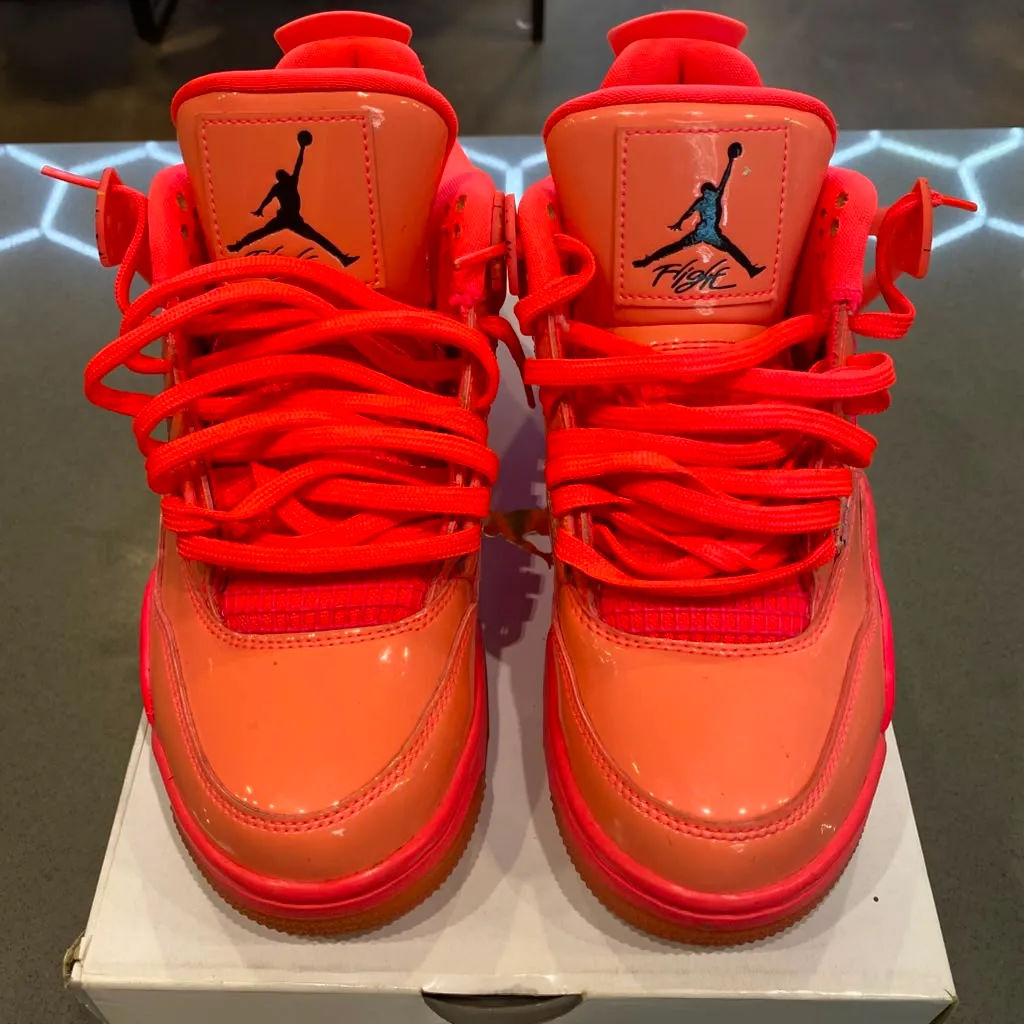 Jordan 4 Retro Hot Punch (Women's) Size 8W AQ9128-600 - Pre-Owned