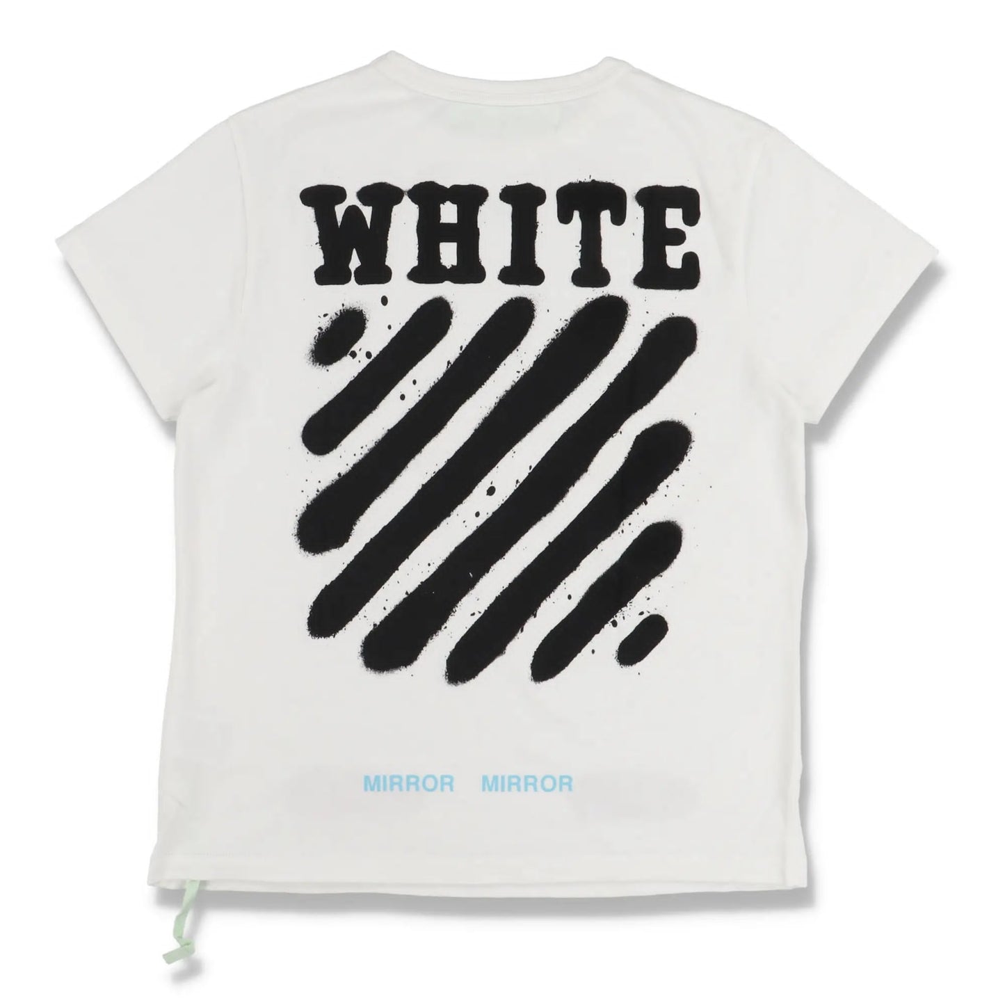 Off-White White Spray Diag Tee
