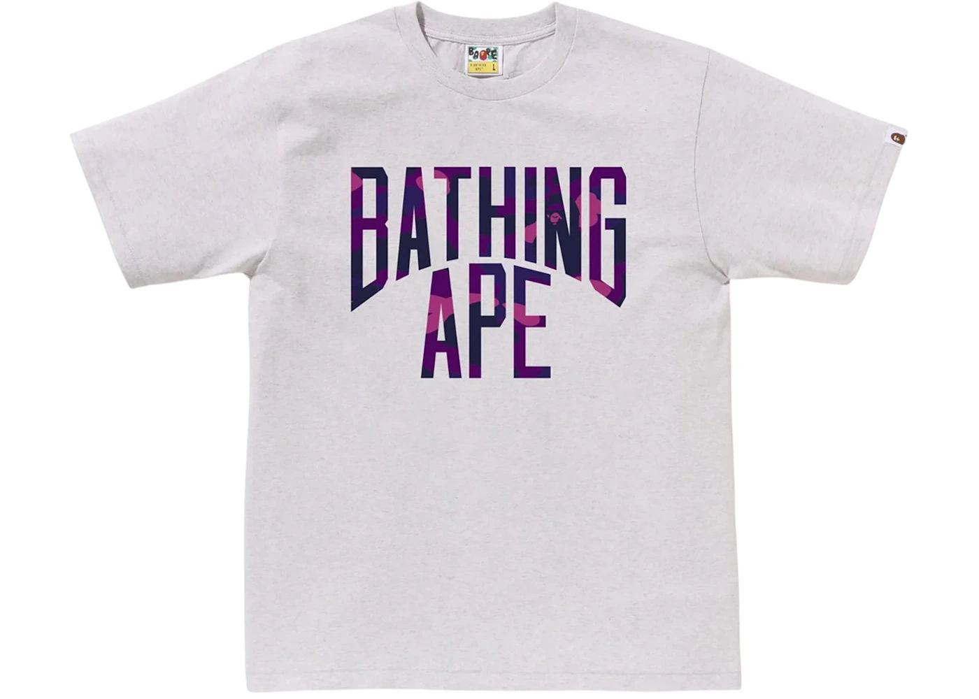 BAPE Color Camo Bathing Ape Tee Gray