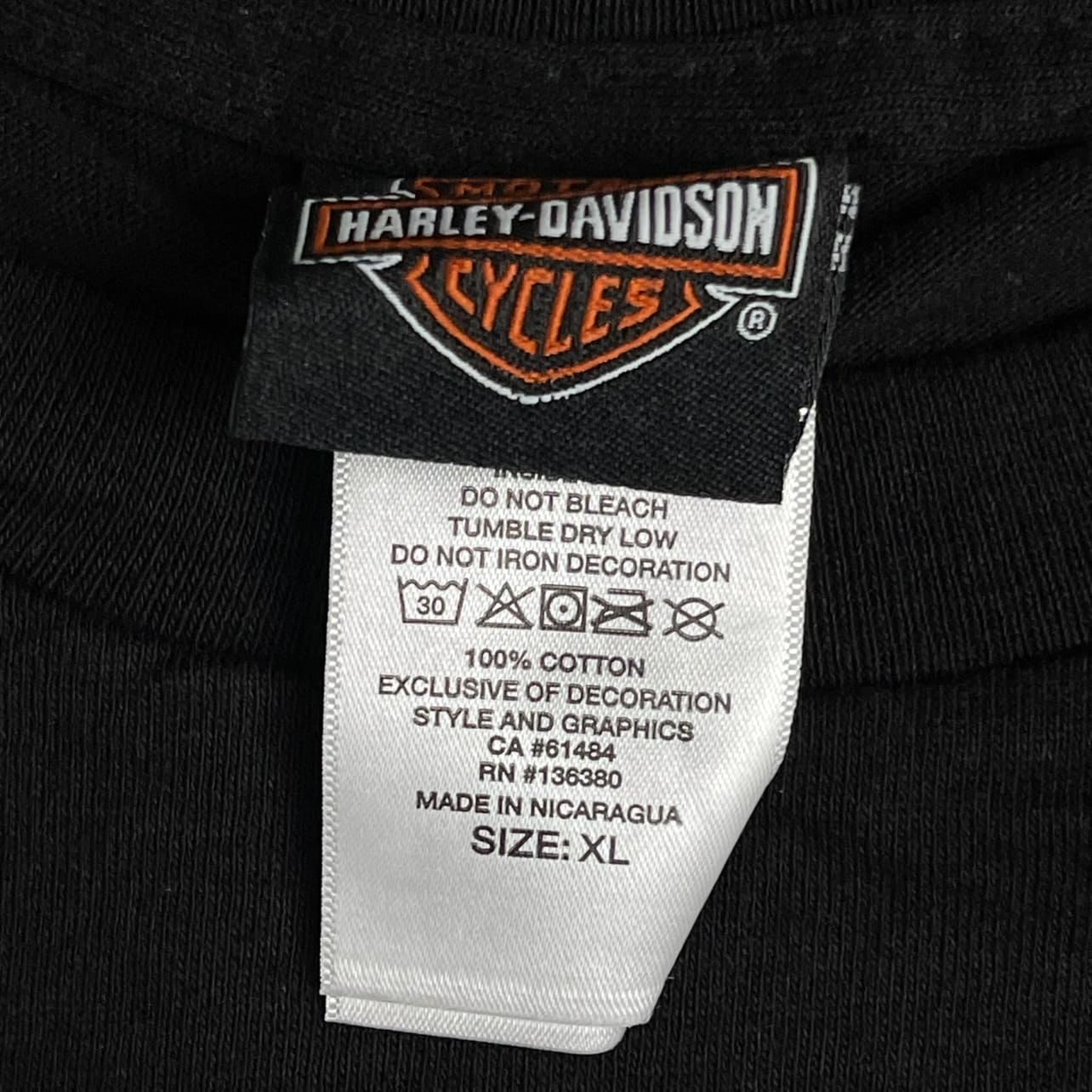 Y2K Harley-Davidson Biker Skull Assassin T-Shirt - Used