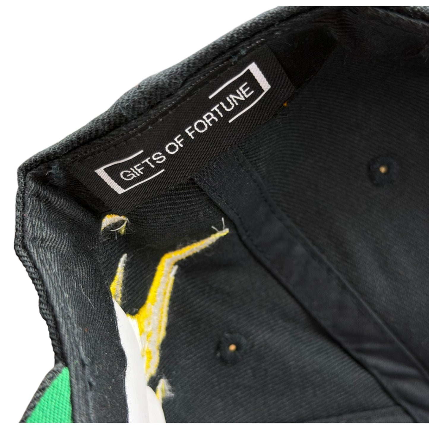 Gifts of Fortune Black/Yellow Snapback Hat