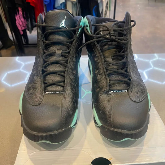 Jordan 13 Retro Black Island Green Size 10.5 414571-030 - Pre-Owned