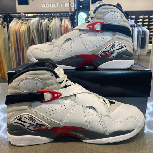 Jordan 8 Retro White True Red (2025) - Pre-Owned