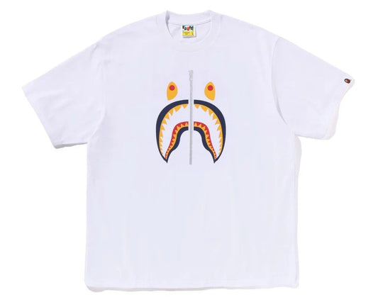 BAPE Japan Exclusive Shark Tee White