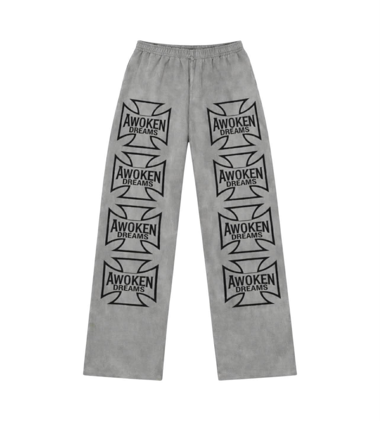 Awoken Dream West Coast Chopper Sweats Grey