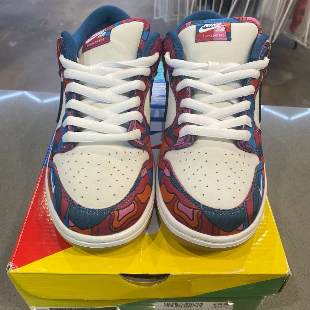 Nike SB Dunk Low Pro Parra Abstract Art (2021) Size 10 DH7695-600 - Pre-Owned