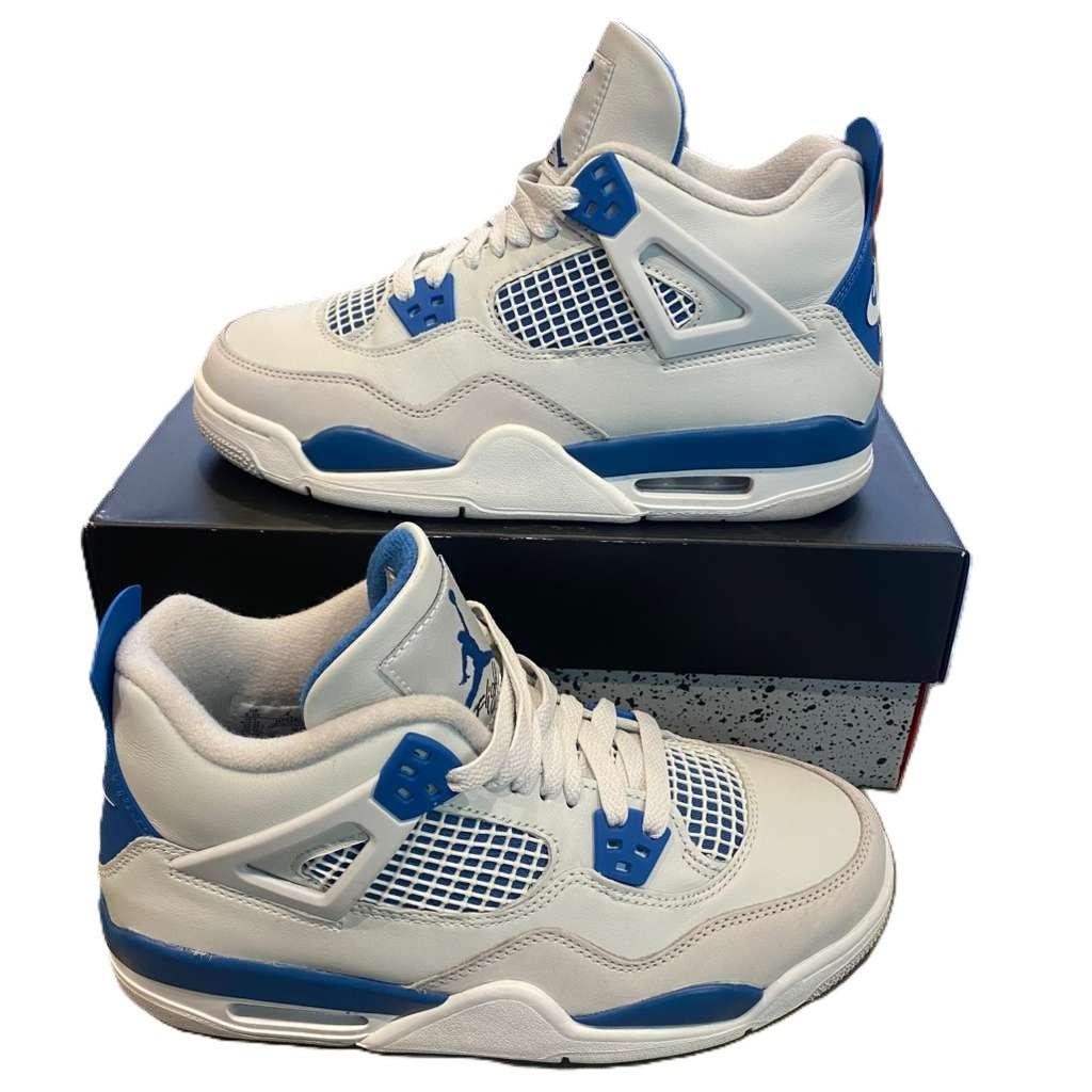 Jordan 4 Retro Military Blue (2024) (GS) - Pre-Owned