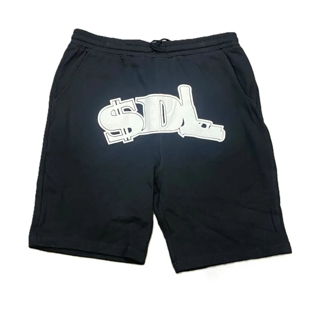 SDL Basic $ Logo Sweatshorts Black/White
