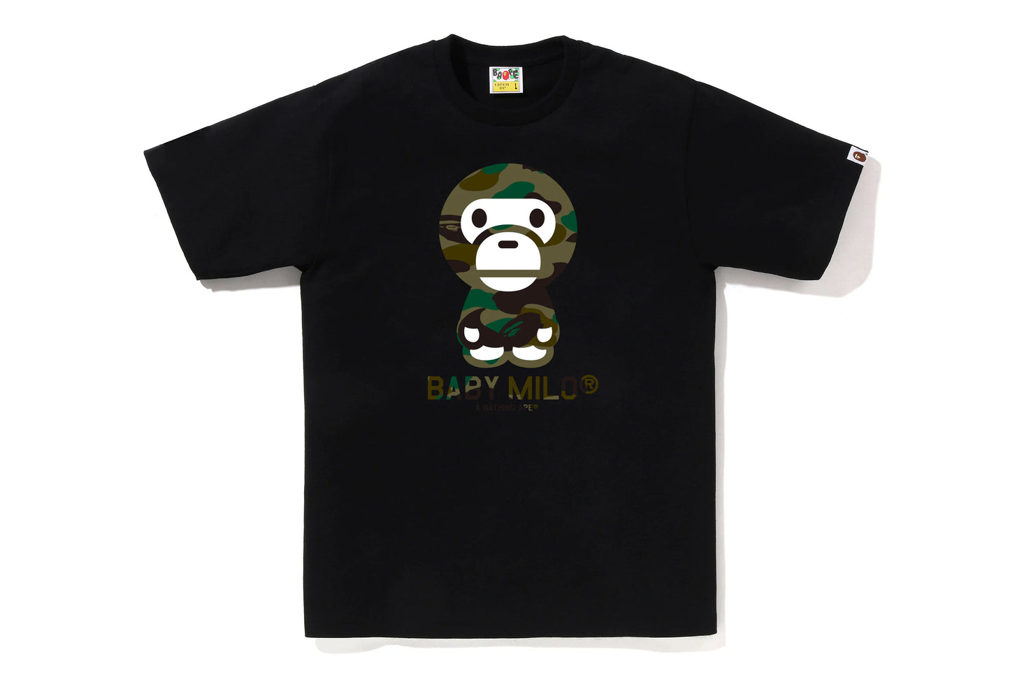 BAPE 1st Camo Baby Milo Tee Black/Green